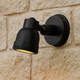 Wall Light Black Rotatable Head GU10 40W IP54 Wall Light Black Rotatable Head GU10 40W IP54